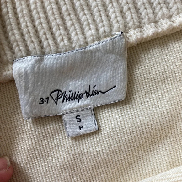 3.1 Phillip Lim French Terry Crop Sweater small - Picture 5 of 11